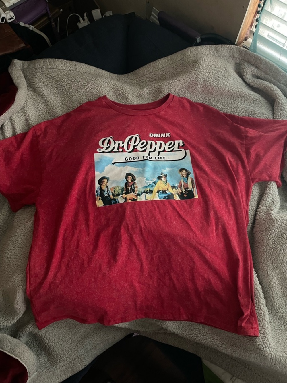 Dr Pepper Men's Red Short Sleeve Graphic Tee